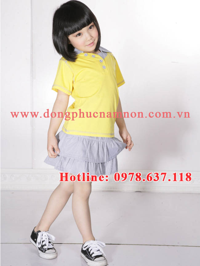 Mẫu đồng phục mầm non - DPMN07 | Mau dong phuc mam non